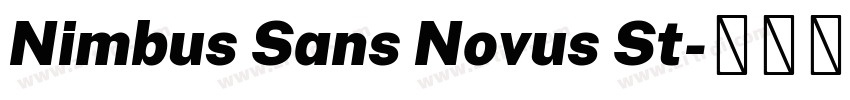 Nimbus Sans Novus St字体转换